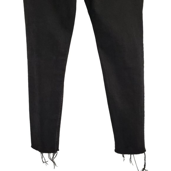 We the Free Size 31 Jeans Anthropologie Button Fly Stretch Skinny Distressed - Picture 7 of 11